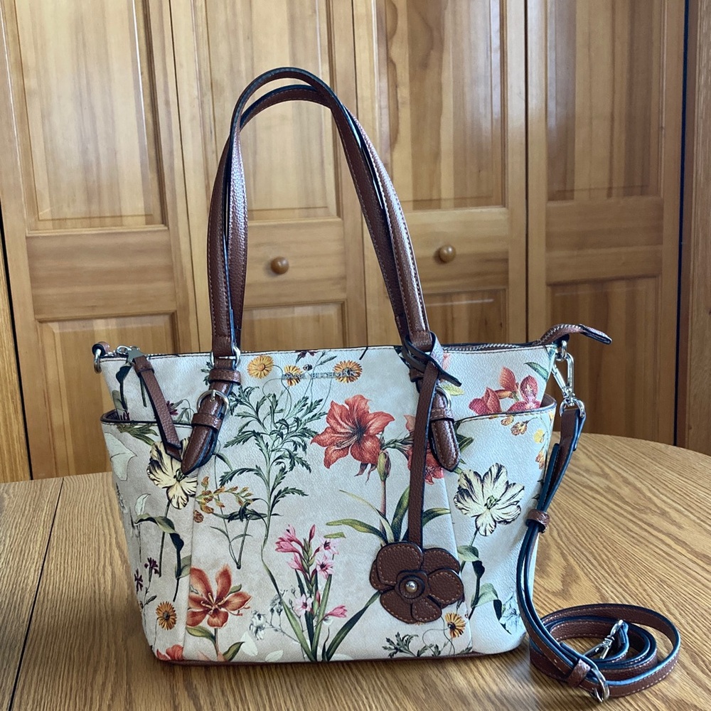 Dana Buchman “Cherry Tote” Crossbody Satchel